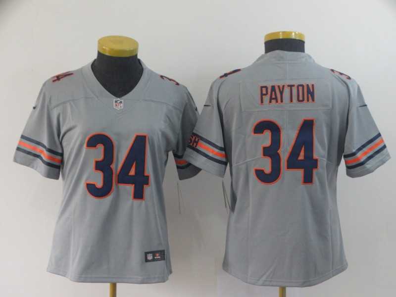 Women Nike Bears 34 Walter Payton Gray Inverted Legend Limited Jersey,We sell and wholesale Women Nike Bears 34 Walter Payton Gray Inverted Legend Limited Jersey on line form chian!